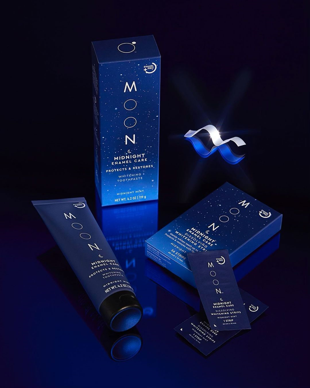 Moon Oral Care Midnight Enamel Care Collection