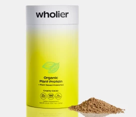 Wholier Organic Plant Protein + Prebiotics