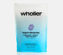 Wholier Night Minerals Magnesium + Calcium Drink