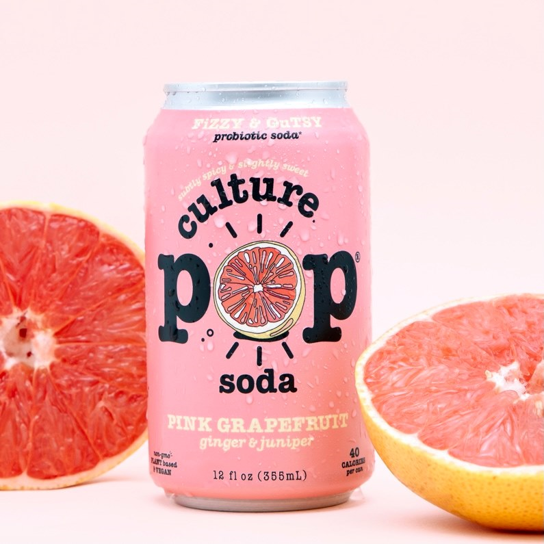 Culture Pop Soda Pink Grapefruit