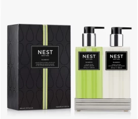 Nest Bamboo Liquid Soap & Hand Lotion Set