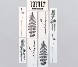 Tattly The Botanist Tattoo Set