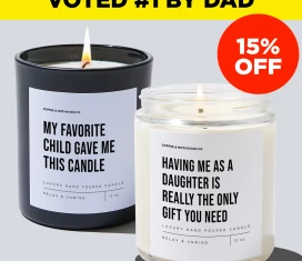 Coffee & Motivation Company Love You Dad Bundle 2 Candles