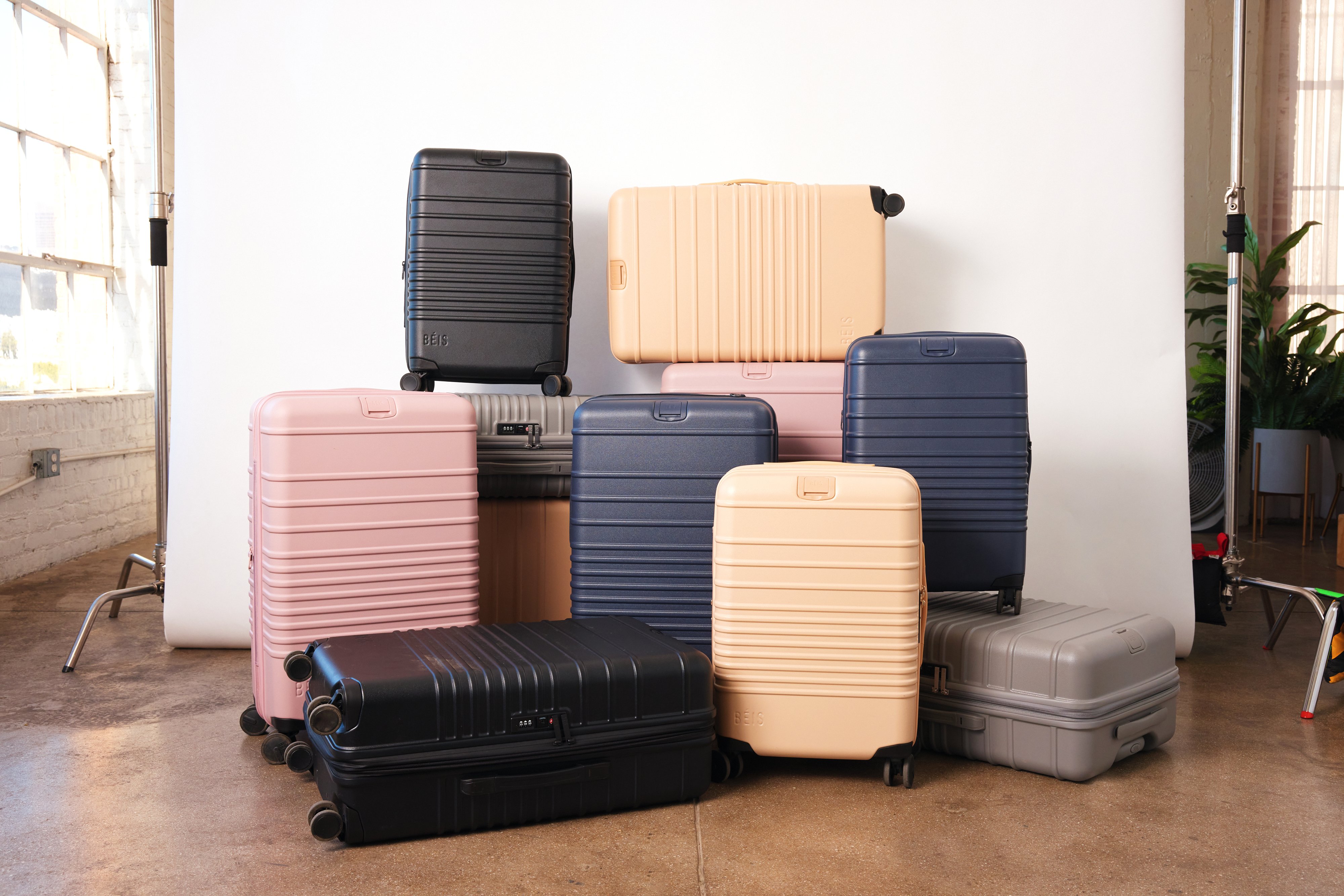 Beis Carry On Travel Luggage