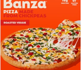 Banza Roasted Veggie Pizza