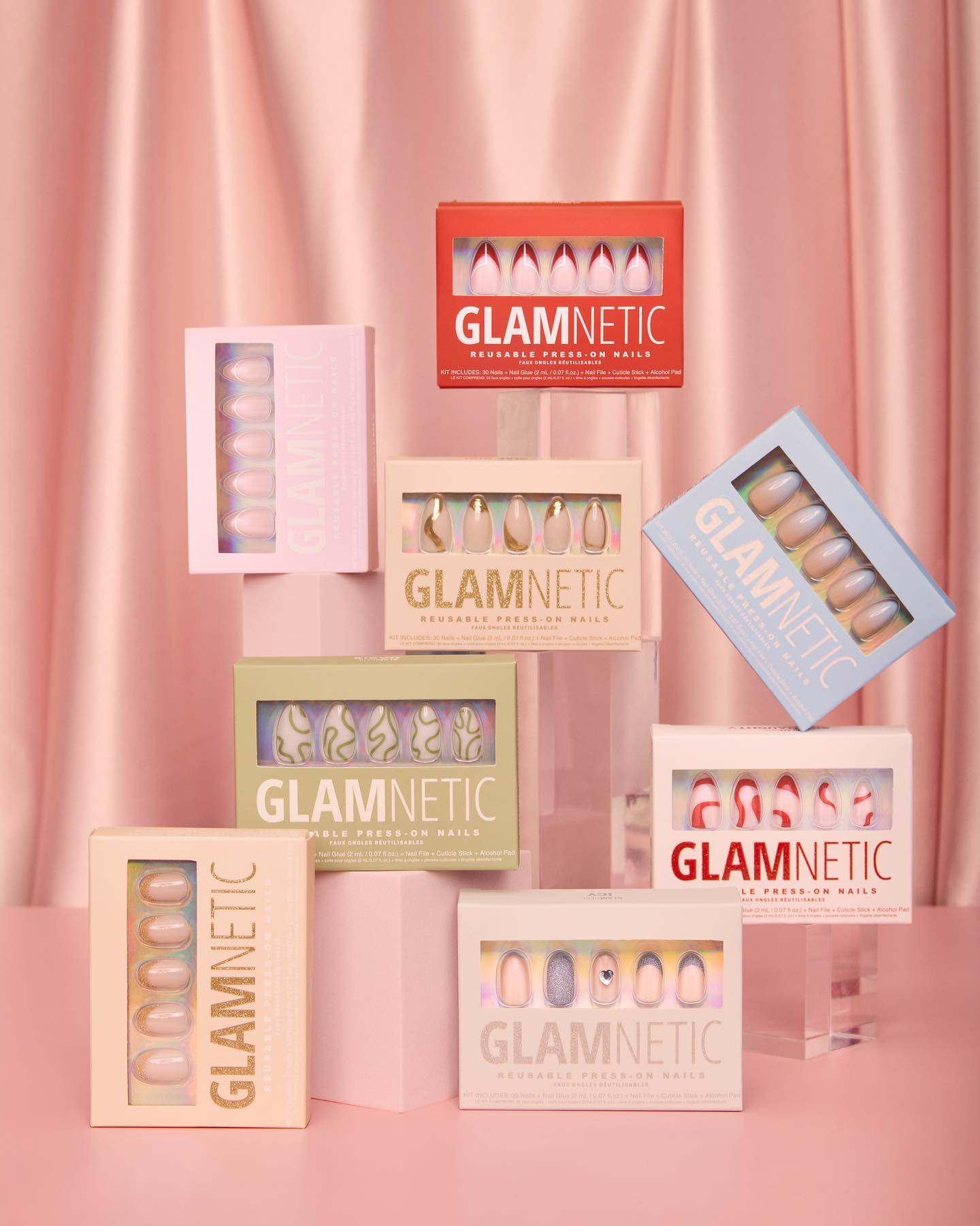 Glamnetic Sleigh All Day Nail Sets